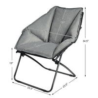 Thumbnail for Oversized Foldable Camping Chair with Iron Frame