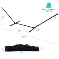 Thumbnail for 2 - Person Hammock with Heavy - Duty Stand and Storage Bag - Costway - Hammocks & Hanging Chairs - GTIN - 2