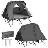 Thumbnail for 2 Person Outdoor Camping Tent with External Cover Green & Grey - Costway - Camping Tents - GTIN0794094543900 - 8