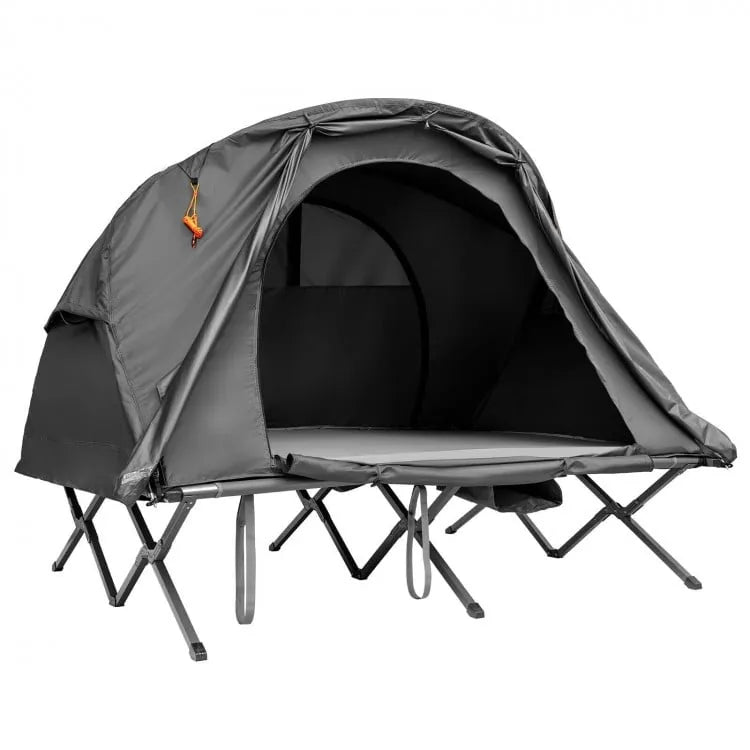 2 Person Outdoor Camping Tent with External Cover Green & Grey - Costway - Camping Tents - GTIN0794094543900 - 7