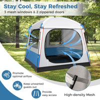 Thumbnail for 5 Person Camping Tent with Mesh Windows and Carrying Bag - Costway - Camping Tents - GTIN197867009298 - 3