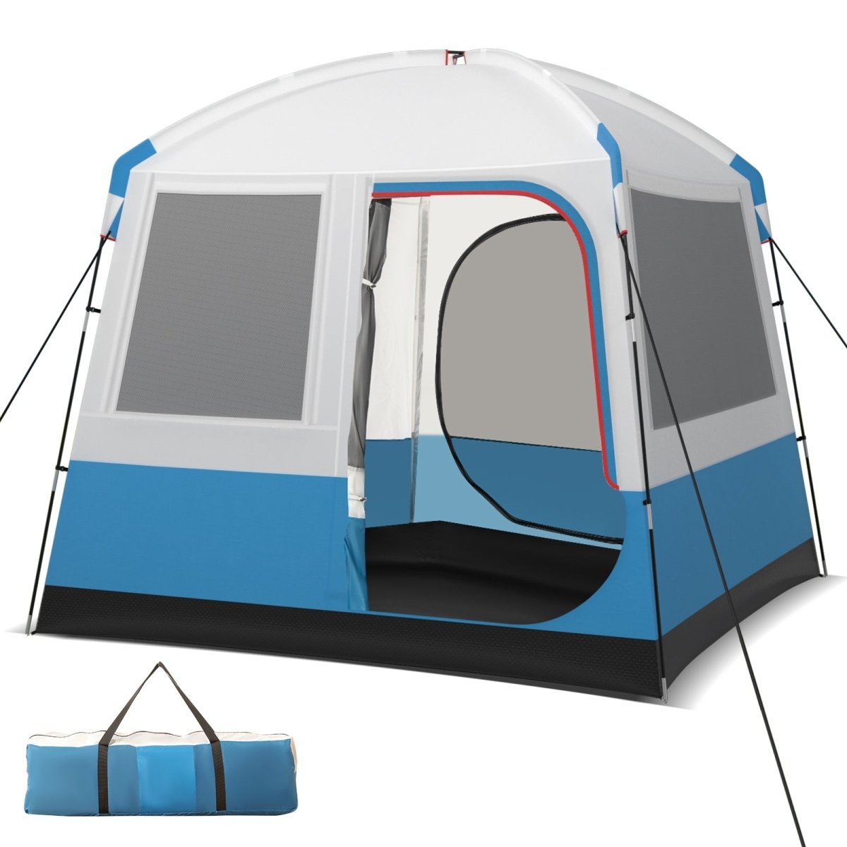 5 Person Camping Tent with Mesh Windows and Carrying Bag - Costway - Camping Tents - GTIN197867009298 - 1