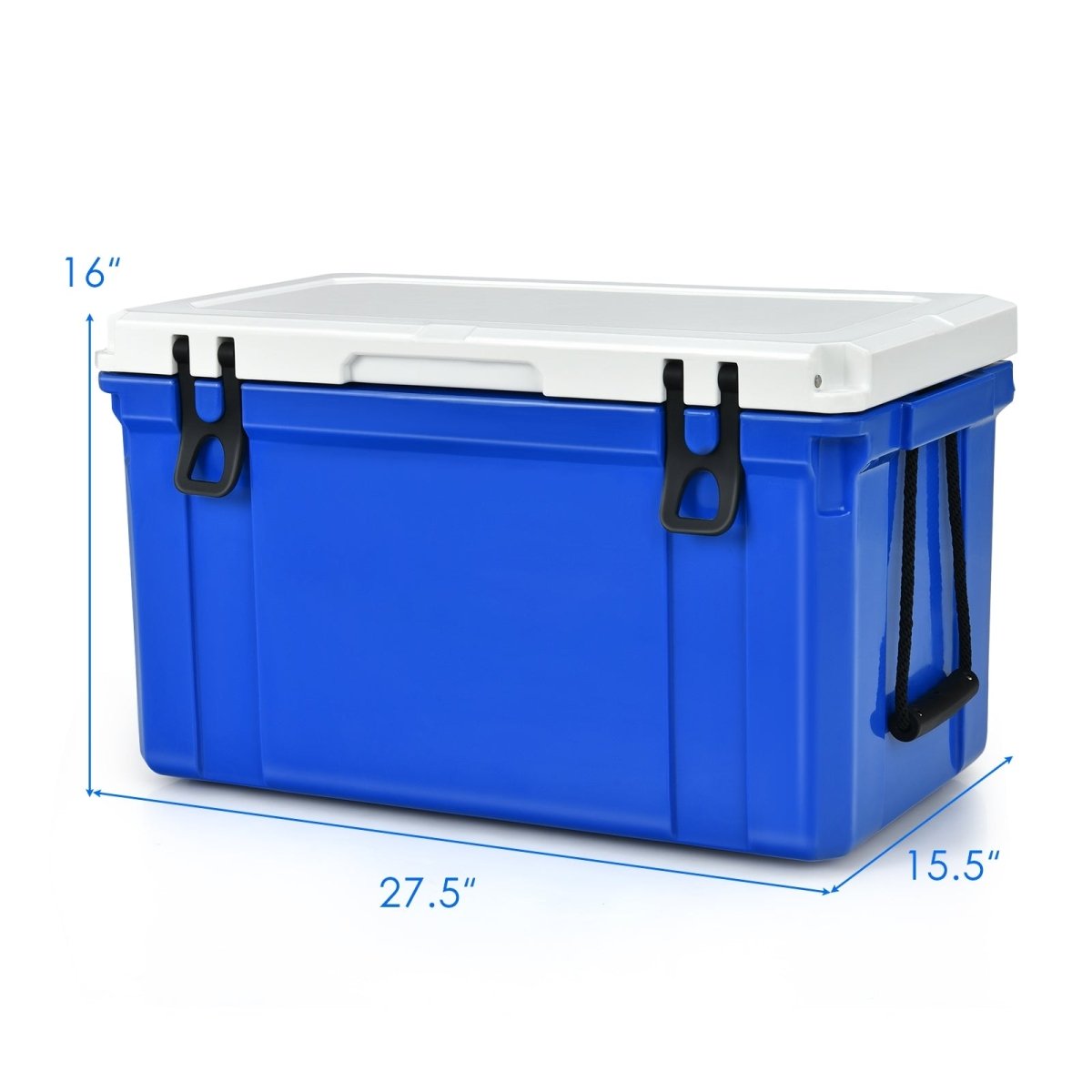 58 Quart Leak - Proof Portable Cooler Ice Box for Camping Blue - Stakol - Coolers - GTIN - 3