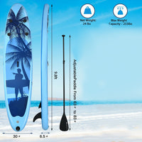 Thumbnail for Adult/Youth Inflatable Stand Up Paddle Board - GoPlus - Inflatable Stand - Up Paddleboards - GTIN0617748483745 - 4