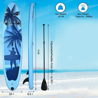 Thumbnail for Adult/Youth Inflatable Stand Up Paddle Board - GoPlus - Inflatable Stand - Up Paddleboards - GTIN0617748483745 - 6