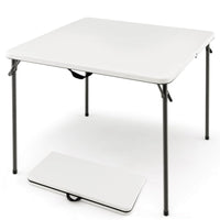 Thumbnail for All - Weather HDPE Folding Camping Table with Rustproof Steel Frame - Costway - Tables - GTIN - 1