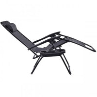 Thumbnail for Set of 2 Folding Lounge Chairs Zero Gravity