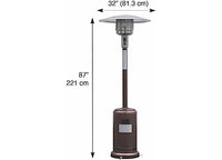 Thumbnail for Blue Sky Outdoor Living Patio Heater Hammered Bronze Propane 48,000 BTU