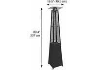 Thumbnail for Blue Sky Outdoor Living Propane/Butane Patio Heater 360° Flame Pillar 42,000 BTU