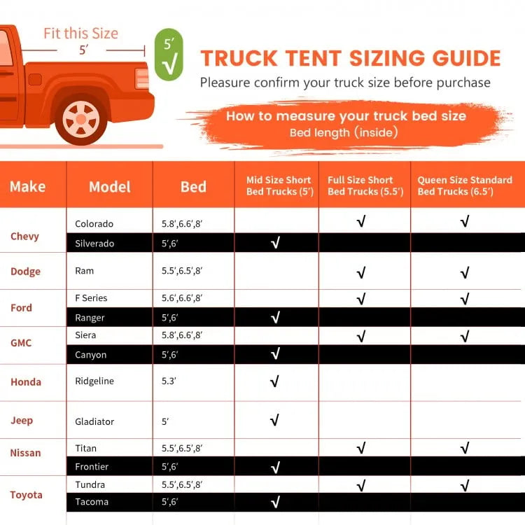 Truck Tent 2 Person