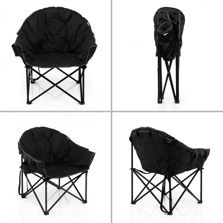 Folding Camping Chair Padded with Carrying Bag - Costway - Chairs & Lounges - GTIN06554711616776 - 5