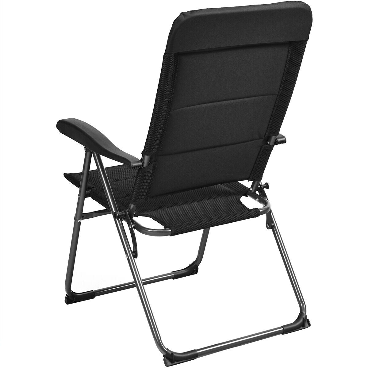 Folding Chairs with Adjustable Backrest Set of 4 - Costway - Chairs & Lounges - GTIN7461758912572 - 3