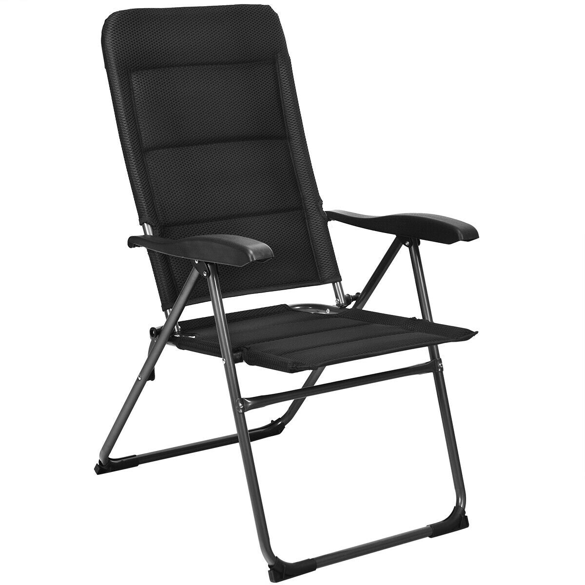 Folding Chairs with Adjustable Backrest Set of 4 - Costway - Chairs & Lounges - GTIN7461758912572 - 1