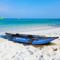 Thumbnail for Inflatable 2-person kayak with aluminium paddles-GoPlus-Kayaks-GTIN-5