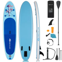 Thumbnail for Inflatable Stand Up Paddle Board with Adjustable Paddle Pump 10 Foot - GoPlus - Inflatable Stand - Up Paddleboards - GTIN0796914955597 - 2