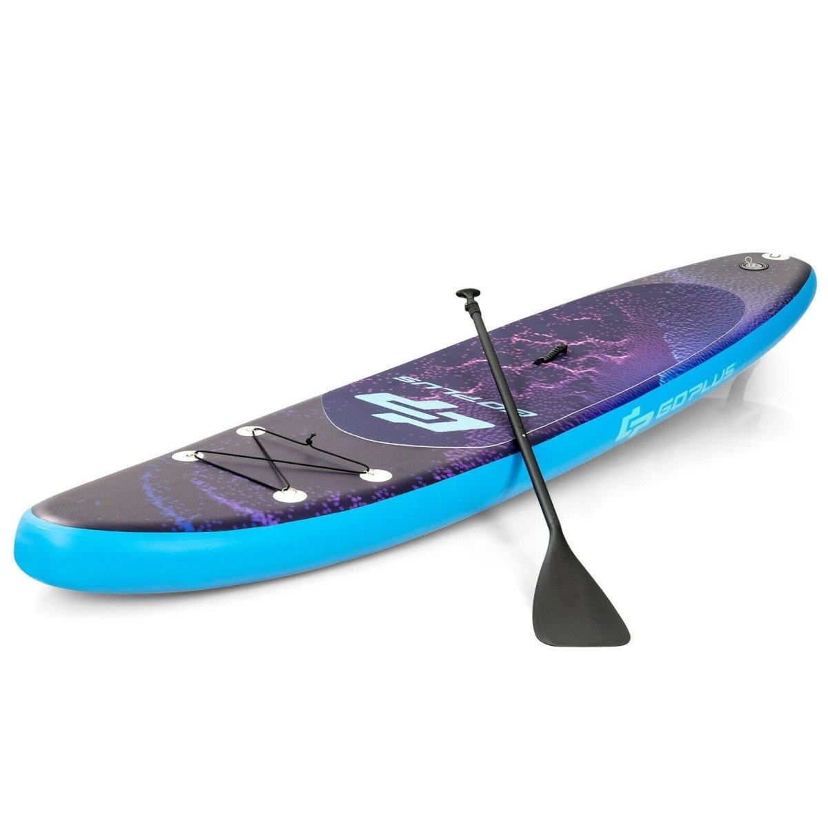 Inflatable Stand Up Paddle Board with Aluminum Paddle & Pump 11 Feet - GoPlus - Inflatable Stand - Up Paddleboards - GTIN07335697720188 - 1