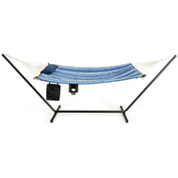 Thumbnail for Outdoor Hammock Chair Stand Set with Pillow Cup Holder - Costway - Hammocks & Hanging Chairs - GTIN0736542323368 - 2