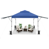 Thumbnail for Outdoor Instant Pop - up Canopy Tent with Dual Half Awnings 10x17.6 Feet - Costway - Canopy Tents - GTIN0783501268550 - 4