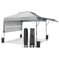 Thumbnail for Outdoor Instant Pop - up Canopy Tent with Dual Half Awnings 10x17.6 Feet - Costway - Canopy Tents - GTIN0783501268734 - 1