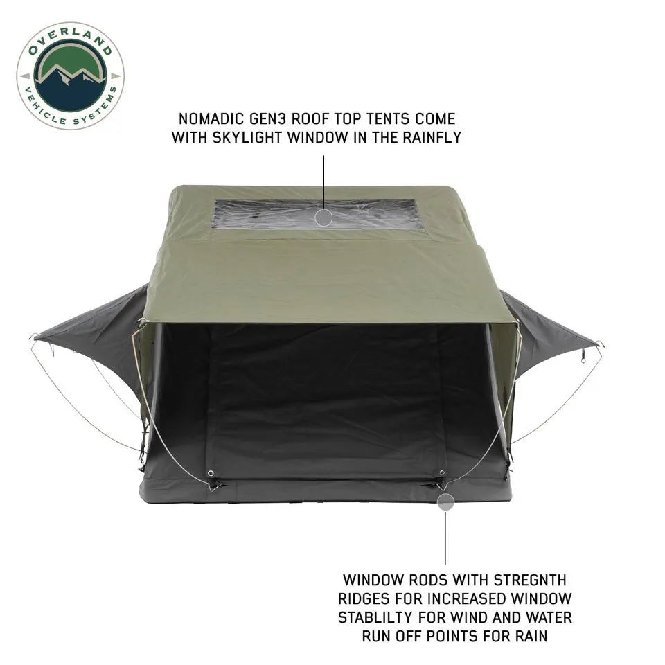 Overland Vehicle Systems Nomadic 2 Standard Roof Top Tent-Overland Vehicle Systems-Roof Top Tents-GTIN810038737256-3