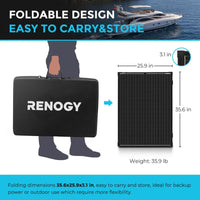 Thumbnail for Renogy 200 Watt 12 Volt Monocrystalline Solar Suitcase with Voyager - Renogy - Solar Panels - GTIN0810009712572 - 5