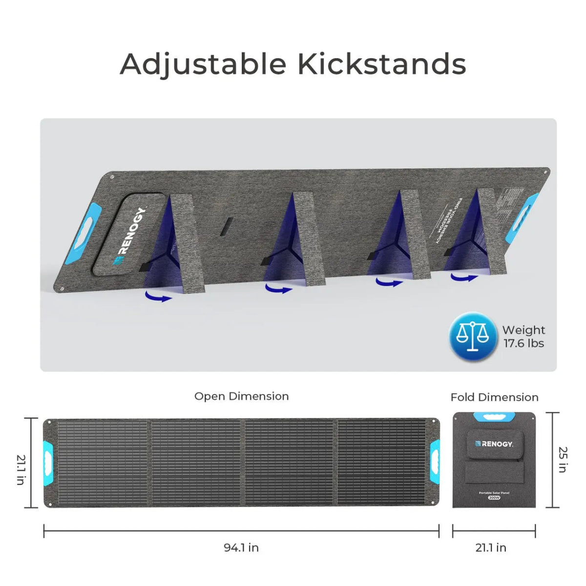 Renogy E.FLEX - CORE 200W Portable Solar Panel - Renogy - Solar Panels - GTIN0840315218833 - 2