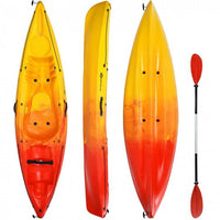 Thumbnail for Single sit-on-top kayak with adjustable paddle-GoPlus-Kayaks-GTIN-2