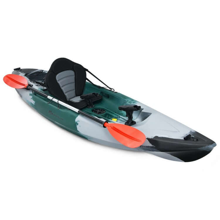 Sit-on-top fishing kayak boat with fishing rod holders-GoPlus-Kayaks-GTIN6499852811980-1