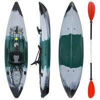 Thumbnail for Sit-on-top fishing kayak boat with fishing rod holders-GoPlus-Kayaks-GTIN6499852811980-2