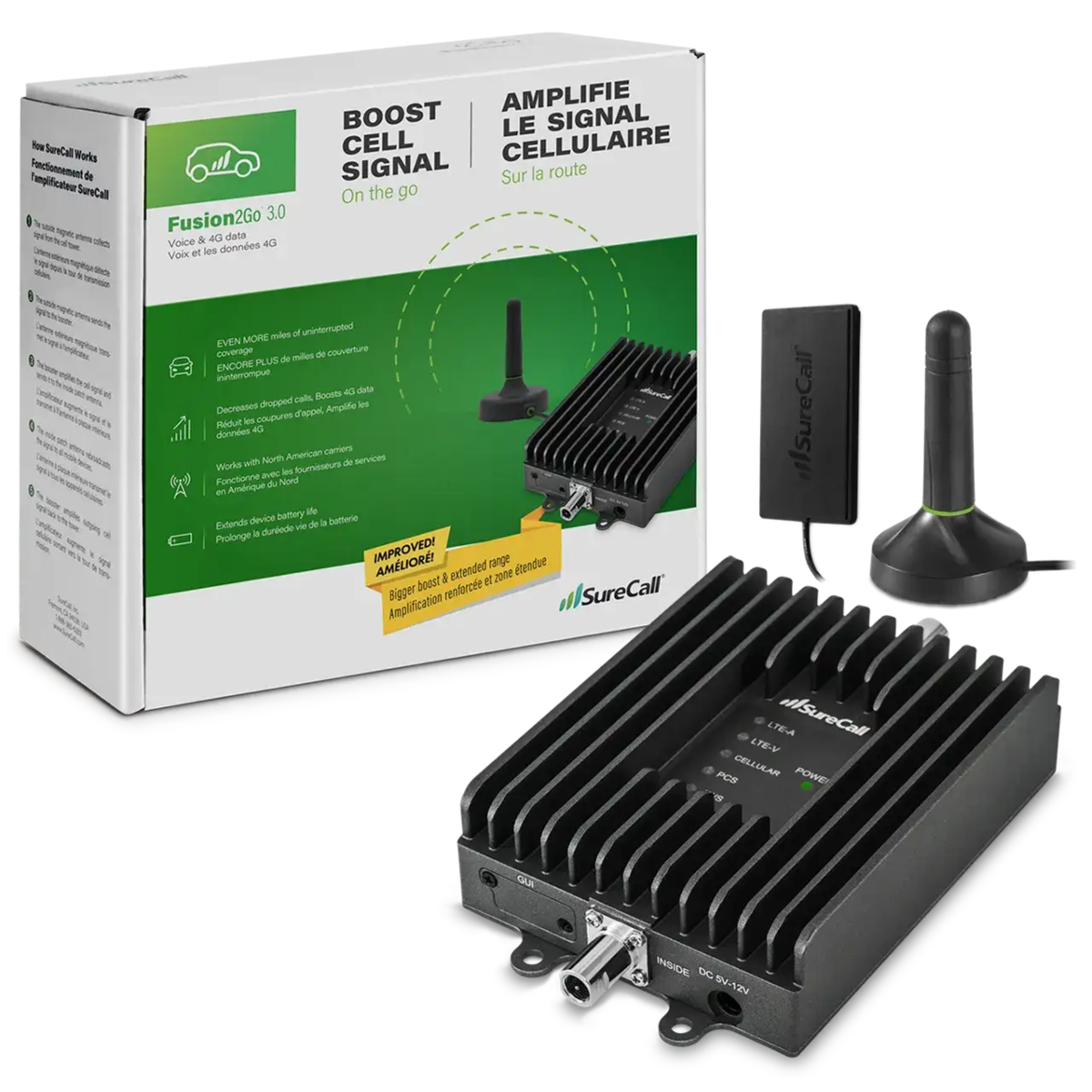 SureCall Fusion2Go 3.0 Vehicle Signal Booster-SureCall-Signal Boosters-GTIN858507006908-4